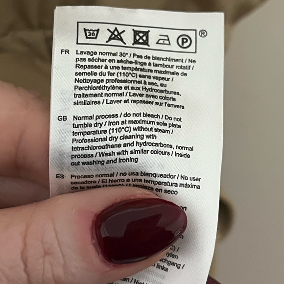 Maje Iparvin Flutter Sleeve Romper Tan Size 36 Small - Picture 14 of 15